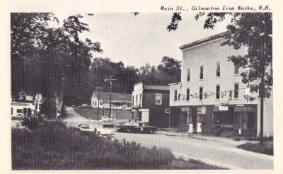 Gilmanton Iron Works - Main Street - Postmark 1962