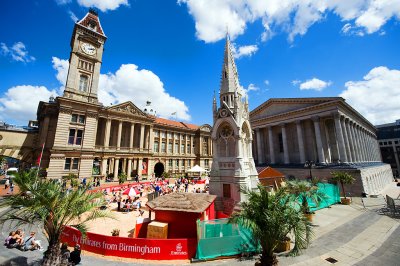 Chamberlain Square with added beach