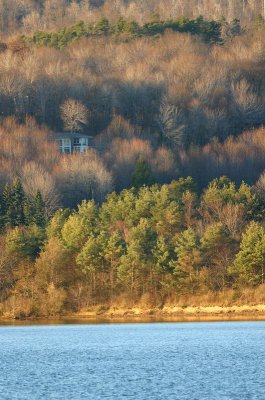 View of house from Yellow Creek Lake