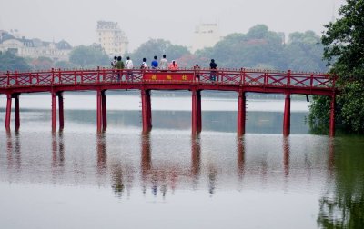 Hoan Kiem lake is a cultural icon for the Vietnamese, linked in legend to their resistance against Chinese domination