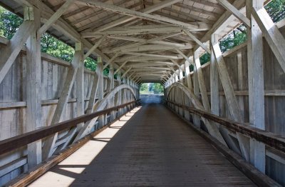 One of the few still active covered bridges in Pennsylvania - Lawrence County