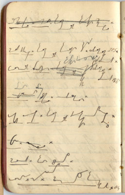 Who is writing shorthand these days, Mum did in 1920