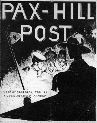  The cover of our own magazine , the Pax Hill Post