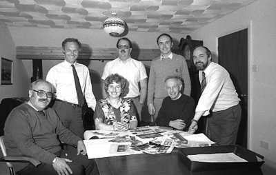 Panel Golygyddol Papur Menai 1986.
