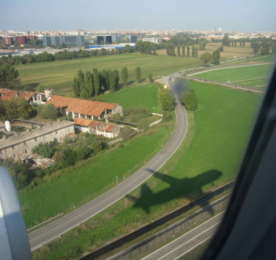 Landing In Milan on Saturday morning