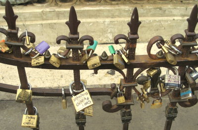 Lovers Locks at Ponte Vecchio