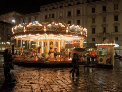 Carousel at Piazza della Repubblica