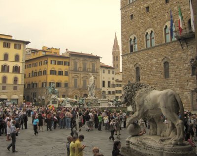 Piazza della Signoria from Loggia