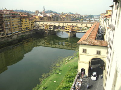 Ponte Vecchio from Uffizi Gallery