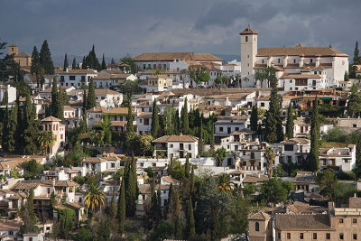 View of Albaicín quarter from Alhambra