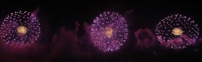 October 1st Fireworks in Victoria Harbour