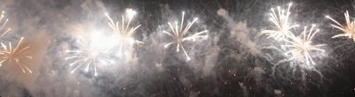 October 1st Fireworks in Victoria Harbour