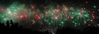 October 1st Fireworks in Victoria Harbour