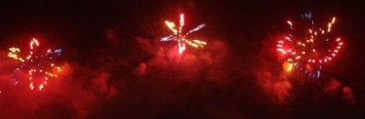 October 1st Fireworks in Victoria Harbour