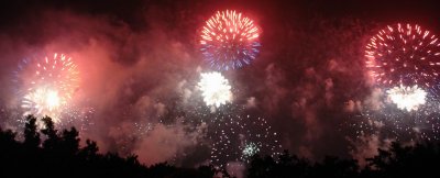 October 1st Fireworks in Victoria Harbour