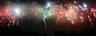 October 1st Fireworks in Victoria Harbour