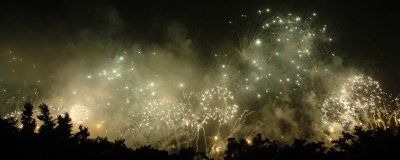 October 1st Fireworks in Victoria Harbour