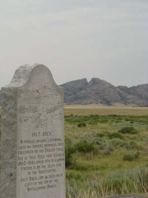 'The Gap'  In this country, settlers were desperate for interesting scenery