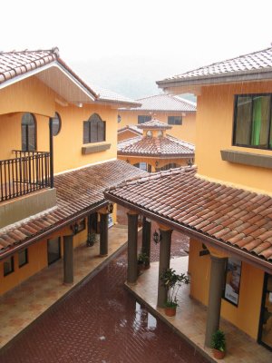 Typical rainy day in Boquete- it usually rained for a few hours each day, sometimes pretty hard.