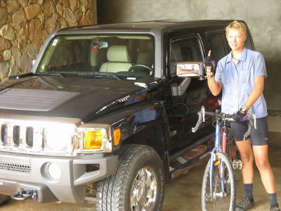 Femke's doesn't like Hummers, particularly in Cambodia