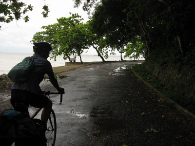 Riding along the coast