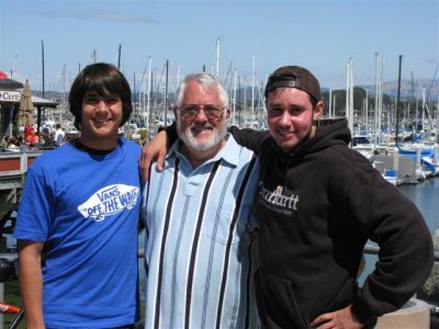 GRAMPS WITH HIS TWO OLDEST GRANDSONS