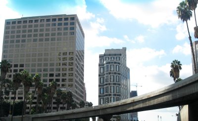 Downtown Los Angeles - freeway 110