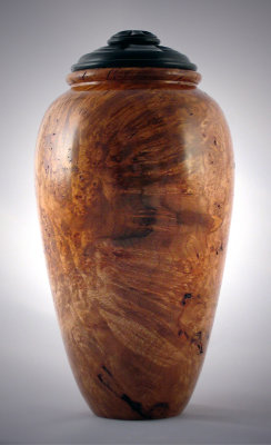 Lided Maple Burl Vase SOLD