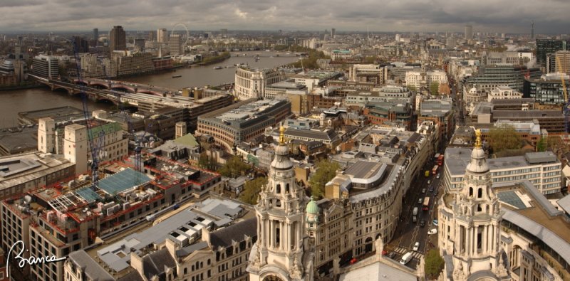 A view from St. Pauls Cathedral