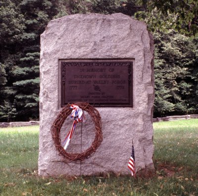 Monument to Unknown Soliders at Valley Forge