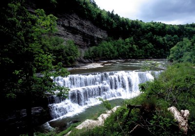 Lower Falls at Letchworth State Park 1