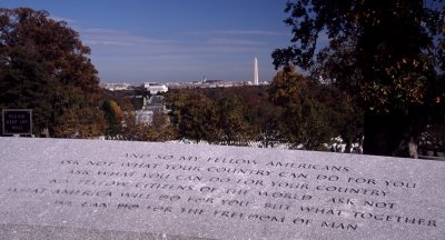 Washington from Arlington Cemetery