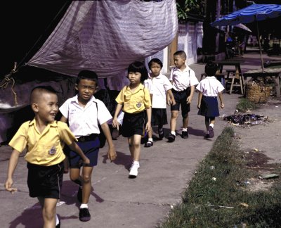 School Children at Wat Prayoon