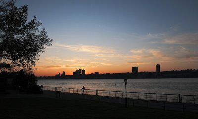 Sunset over the Hudson River (Fall 2009)
