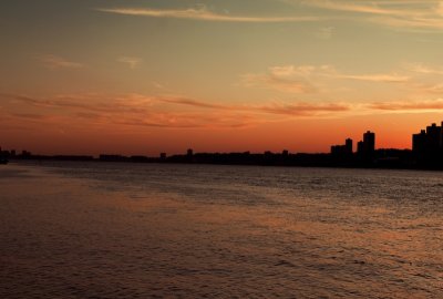 Sunset over the Hudson River (Fall 2009)