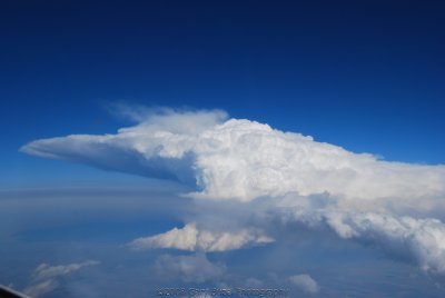 Thunderstorm Cell Over Kansas