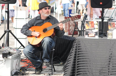 playing flamenco