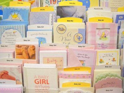 Choosing a baby card