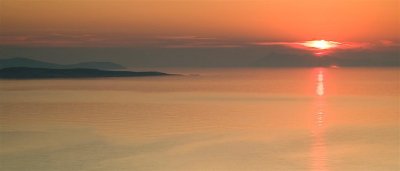 Sunset over Corfu