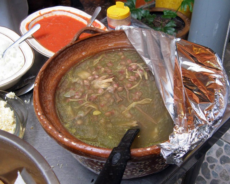 A special treat—pozole verde