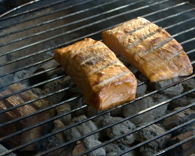mesquite smoked salmon