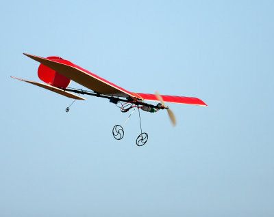 Slow-stick, my first remote electric airplane. It's a slow and easy flyer