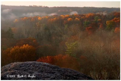 Autumn Daybreak over High Rocks Vista