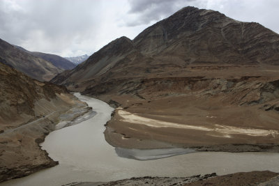 Confluence of Indus River and Zanskar River, Ladakh