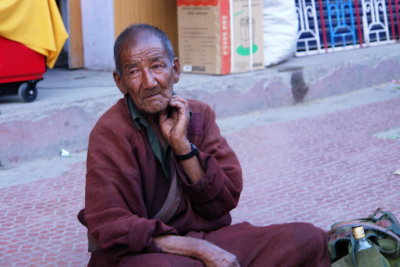 Bored with the day to day matters, Leh Market, Ladakh