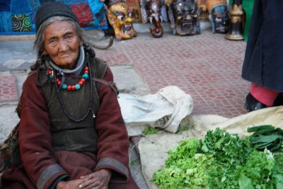 Her face has so many stories to tell, Leh Market, Ladakh