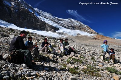 Lunch In Icefield Trail