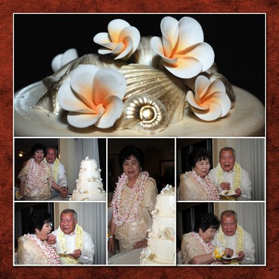 the cake