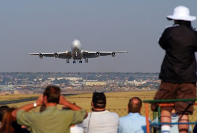 Last landing of SAA Boeing 747SP Maluti at Rand Airport