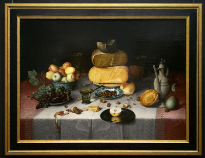 Floris van Dijck, Still life with cheeses